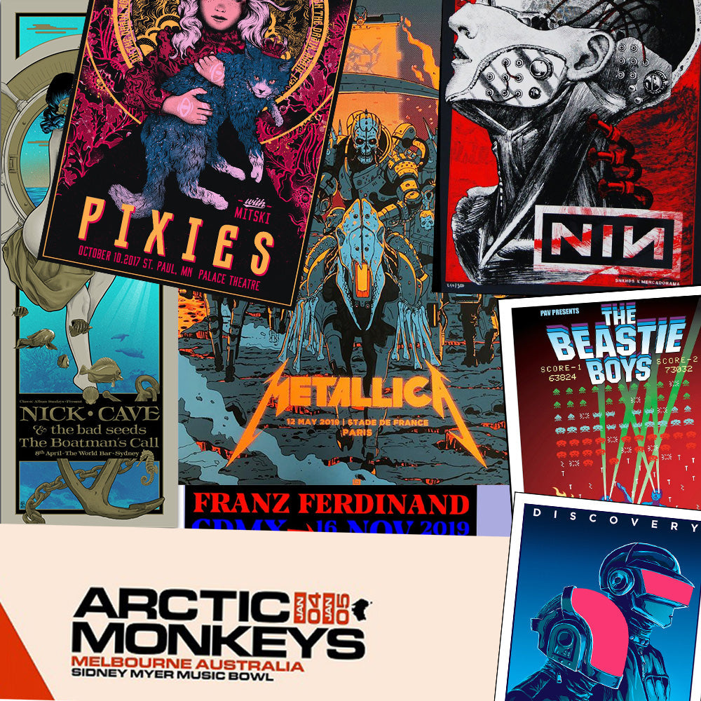 Sérigraphies de Concert