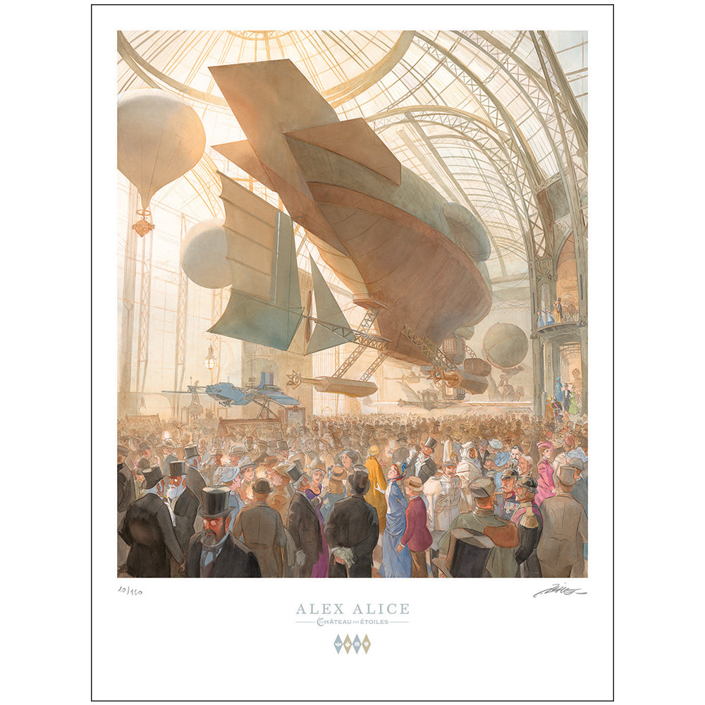 5 tirages d'art + dessin d'Alex Alice  - TIMED EDITION -