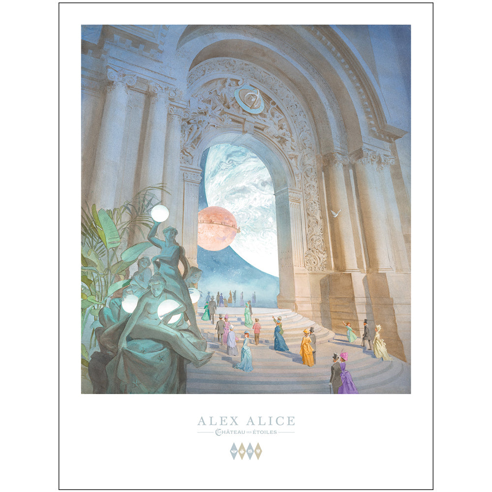 5 tirages d'art + dessin d'Alex Alice  - TIMED EDITION -