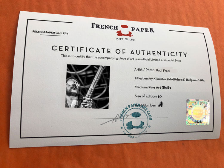 Lemmy Kilmister (Motörhead) Belgique 1984