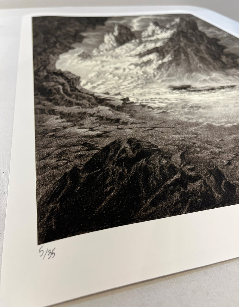 " Nous observâmes la course rapide de ce voyageur "