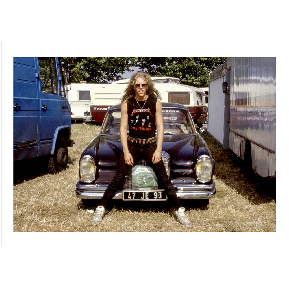 James Hetfield (Metallica) Paris 1984