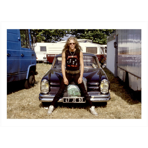 James Hetfield (Metallica) Paris 1984