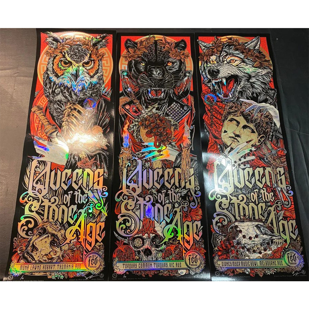 Queens Of The Stone Age (FOIL Triptyque Australie 2024)