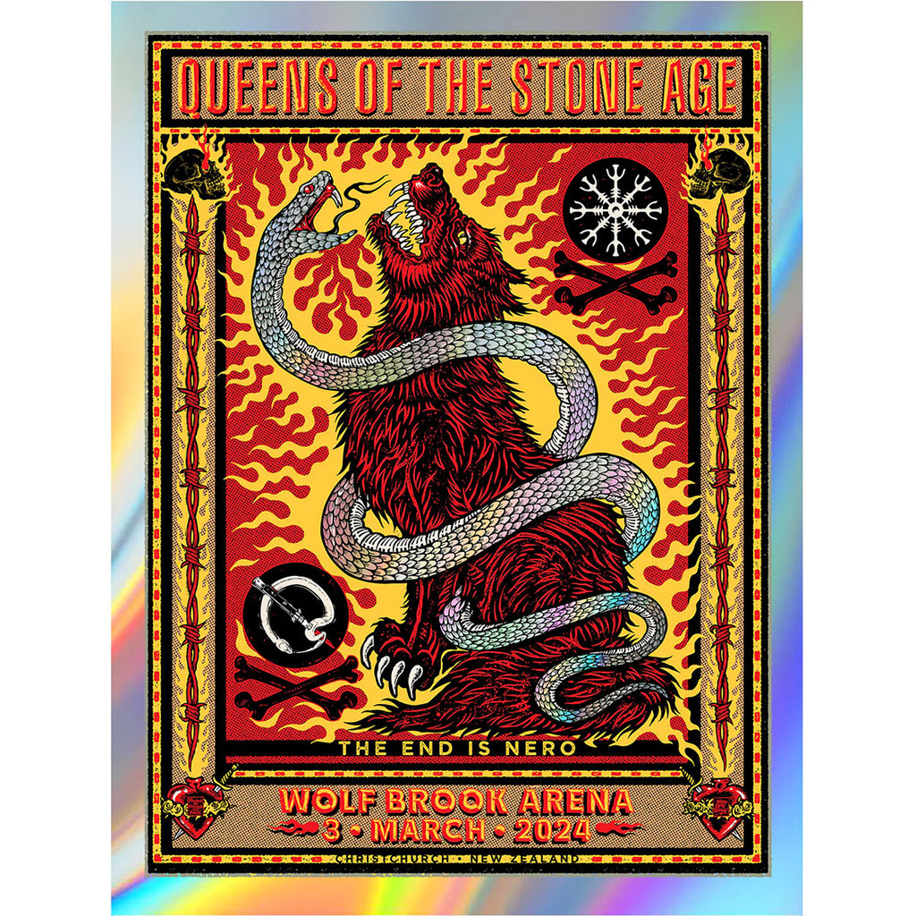 Queens of the Stone Age (Christchurch 2024) Foil Edition