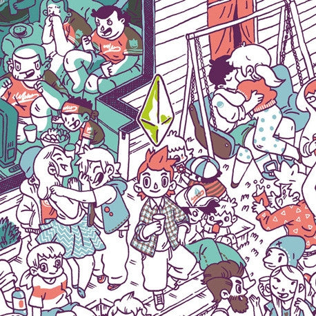 Les Sims, Guillaume Singelin - French Paper Art Club