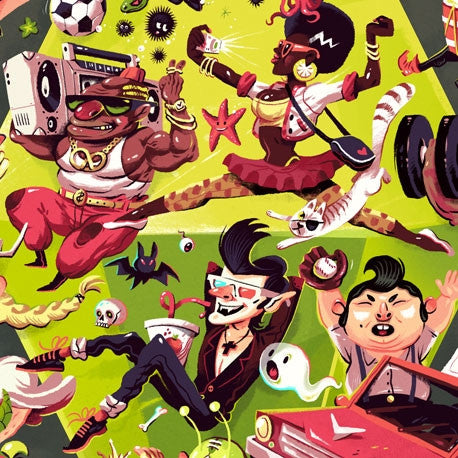 Les Sims "Crisscross Cheers", Manuel Kilger - French Paper Art Club