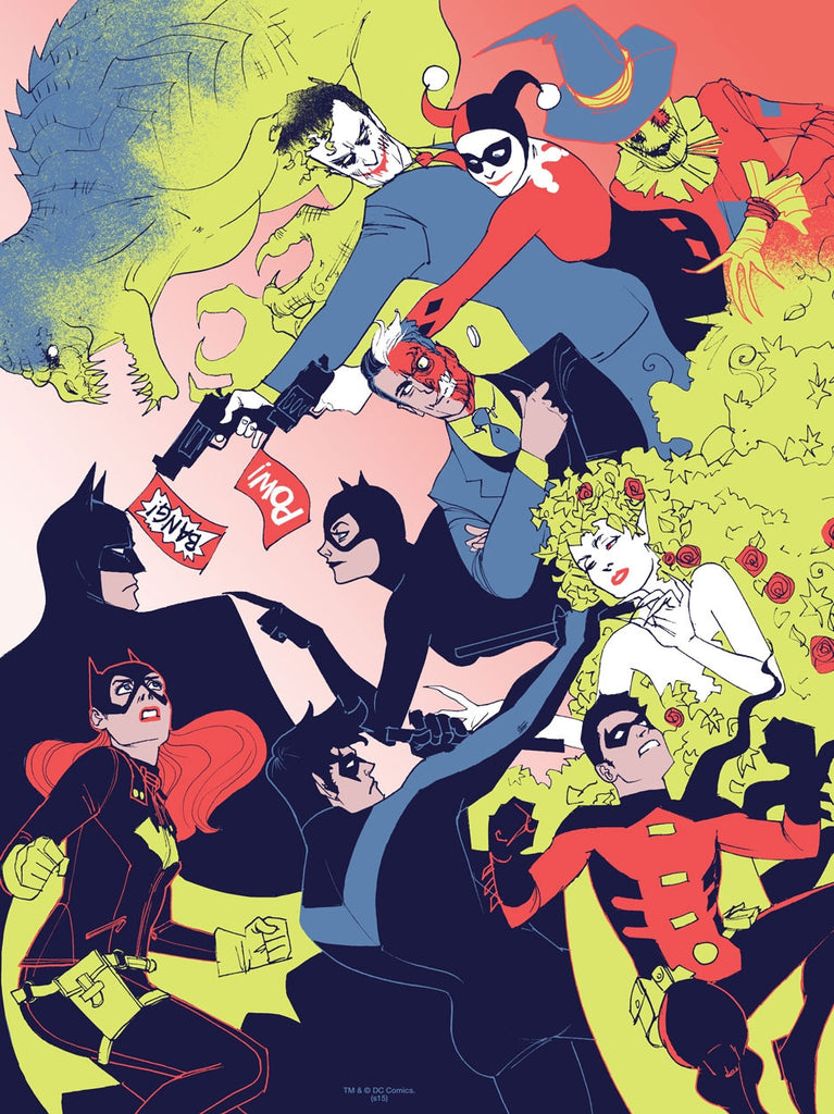 GOTHAM ALL STARS, Kevin Wada - French Paper Art Club