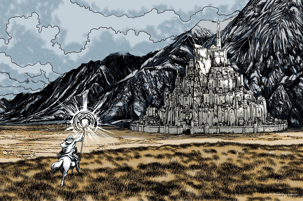 MINAS TIRITH (Le Seigneur des Anneaux), Alex Tuis - French Paper Art Club
