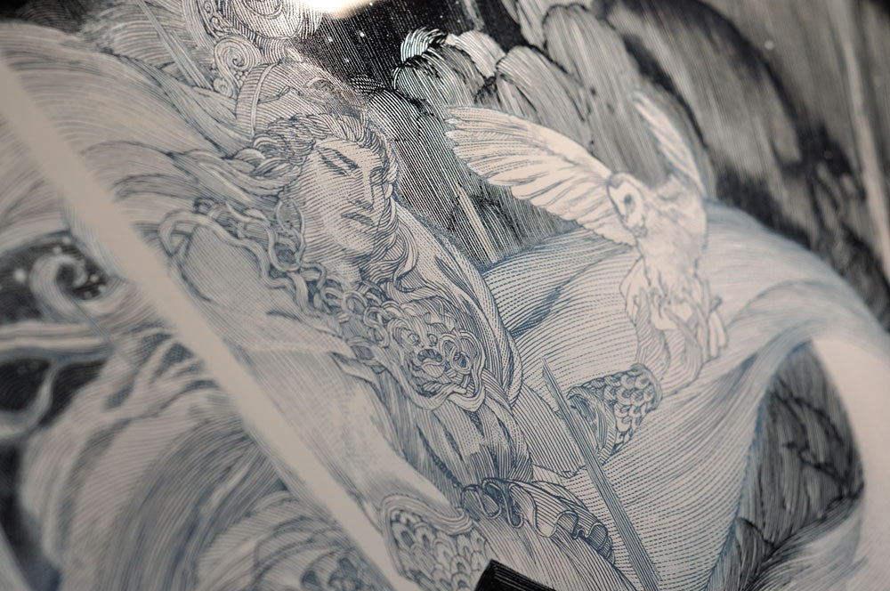 THE BLESSING OF ATHENA (Wonder Woman) - Plexiglas Special Edition, Nicolas Delort - French Paper Art Club