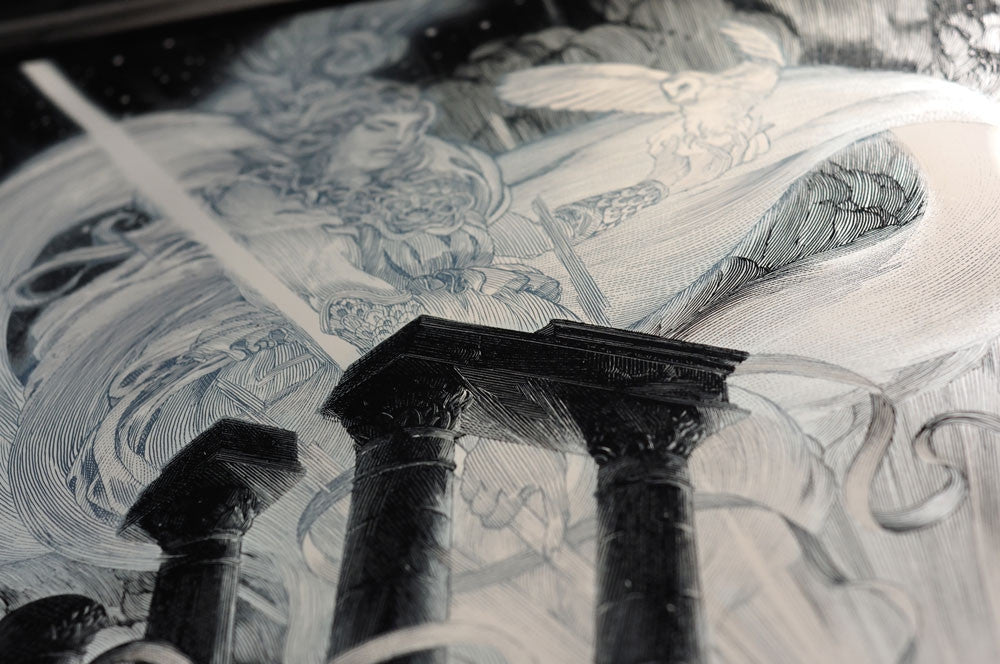 THE BLESSING OF ATHENA (Wonder Woman) - Plexiglas Special Edition, Nicolas Delort - French Paper Art Club