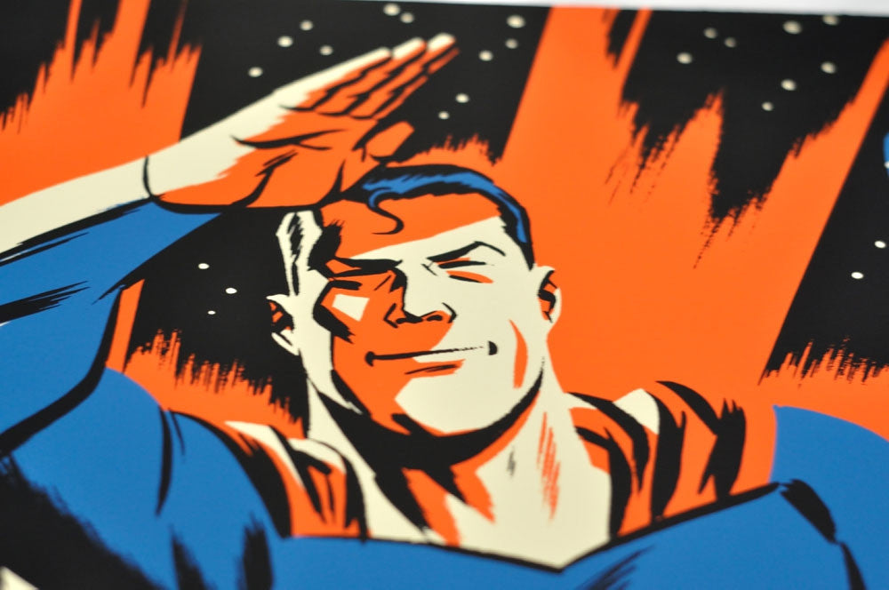 SUPERMAN (Truth, Justice and the American Way), Michael Cho - French Paper Art Club