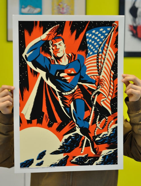 SUPERMAN (Truth, Justice and the American Way), Michael Cho - French Paper Art Club