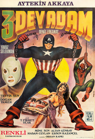 Captain America & Spiderman, Nanar Wars - French Paper Art Club