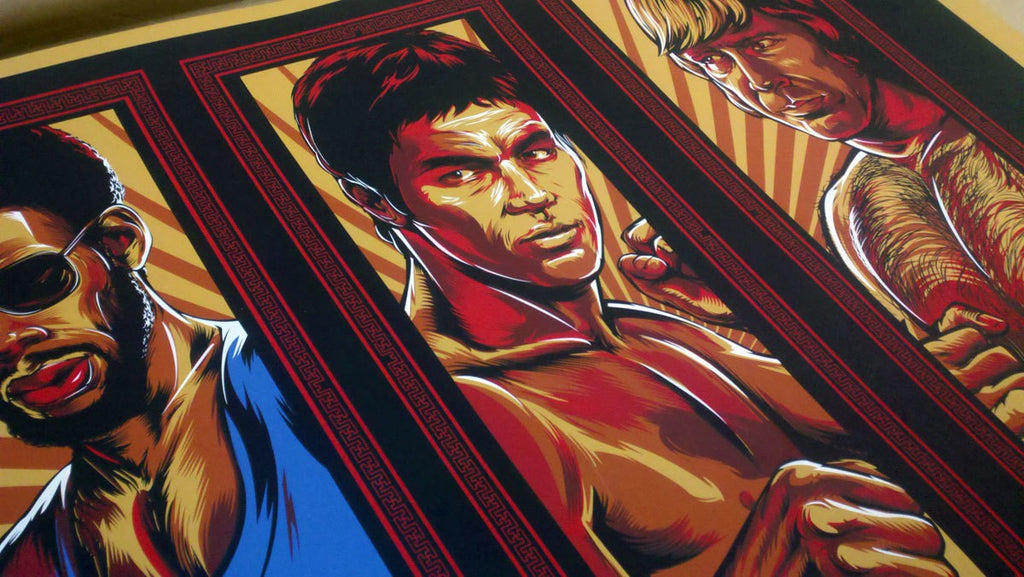 Kung Fu All Stars, Brent Cheshire - French Paper Art Club