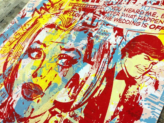 THE WEDDING IS OFF, Burlesque of North America - French Paper Art Club