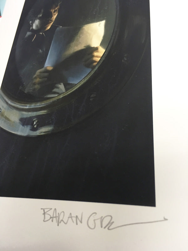 Thurston reading Johanssen's Diary, François Baranger - French Paper Art Club