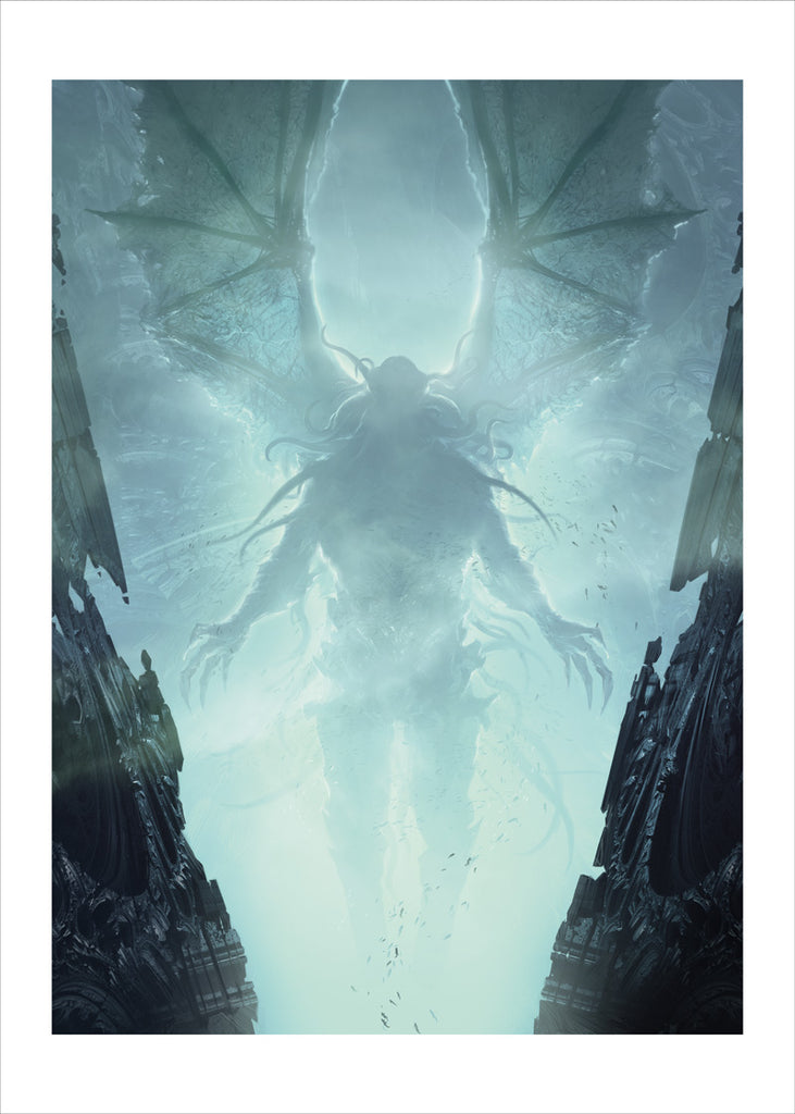Cthulhu in R'lyeh, François Baranger - French Paper Art Club