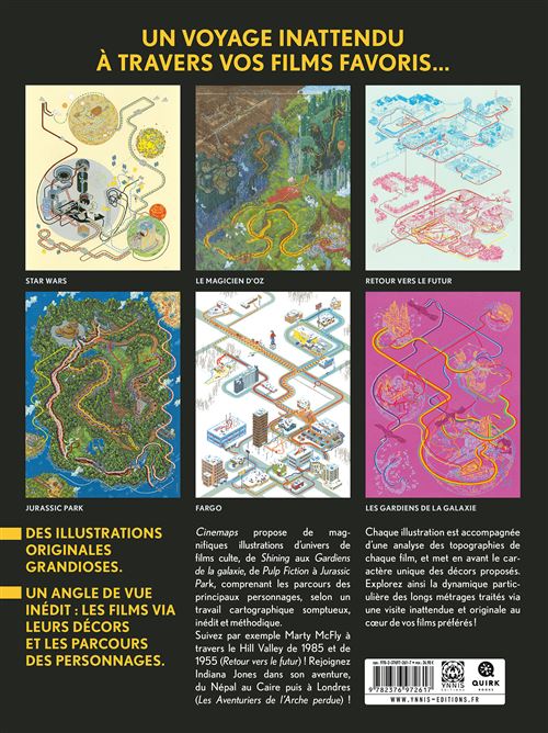 Cinemaps, cartographie de 35 films de légende