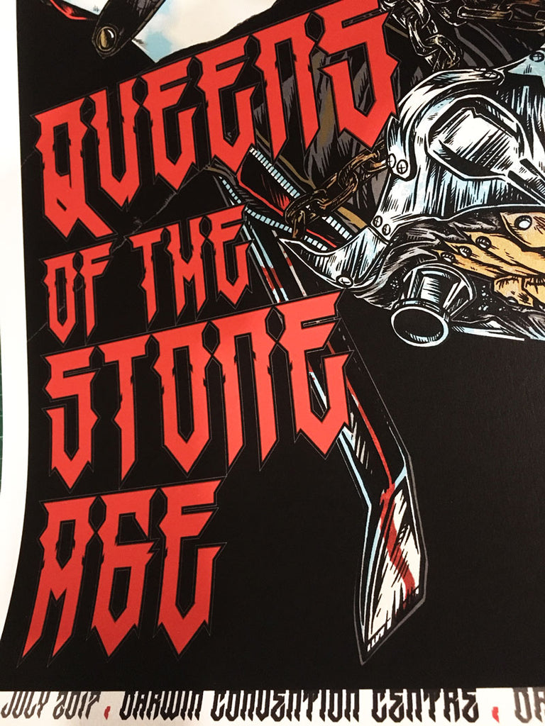 Queens Of The Stone Age (Darwin, 2017), Rhys Cooper - French Paper Art Club