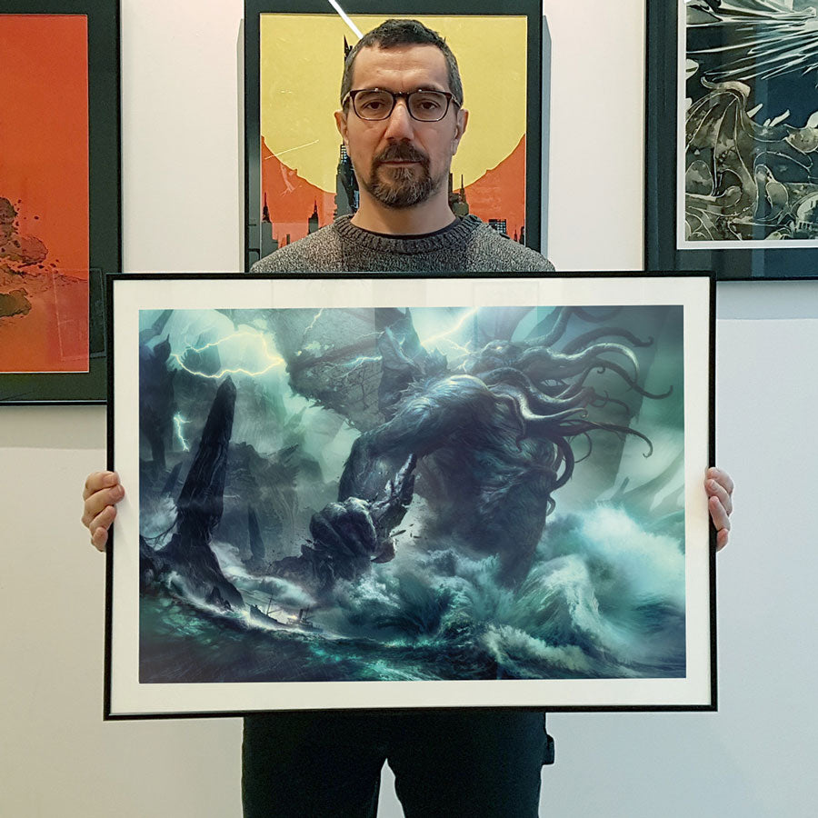 Cthulhu à la poursuite de l'Alert, François Baranger - French Paper Art Club