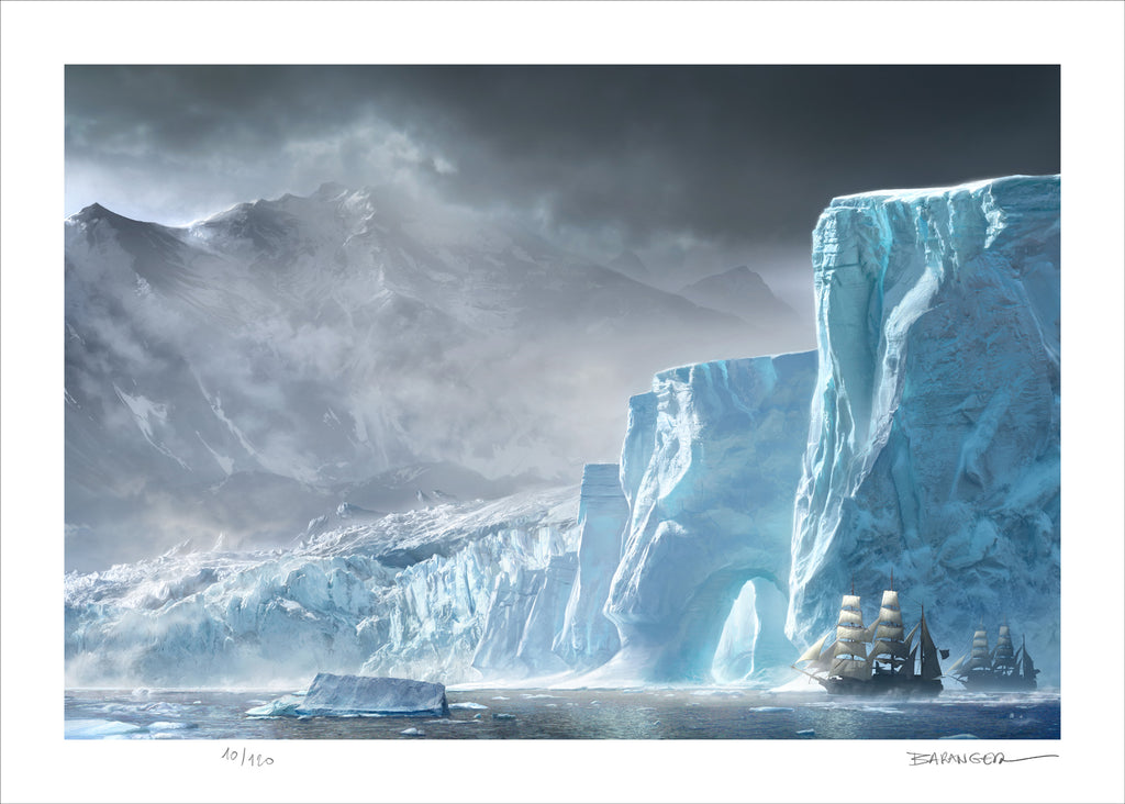 La grande barrière de glace, François Baranger - French Paper Art Club