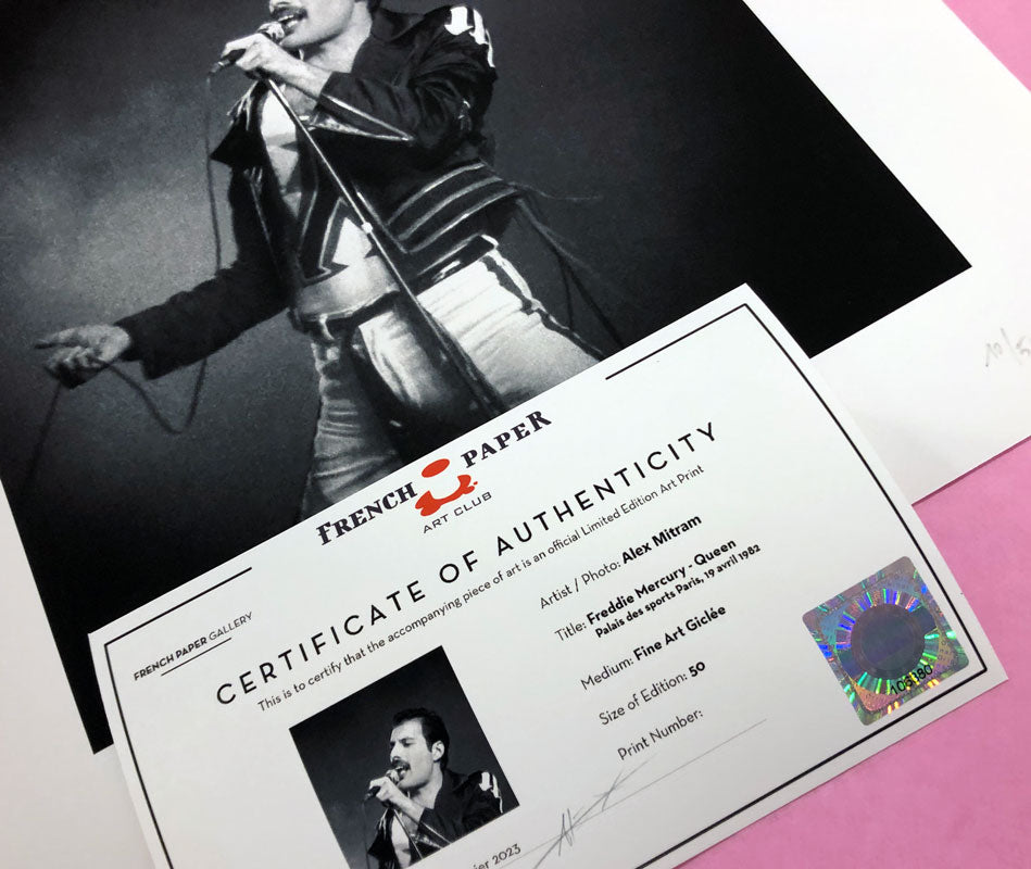 Freddie Mercury (Queen) Paris 1982