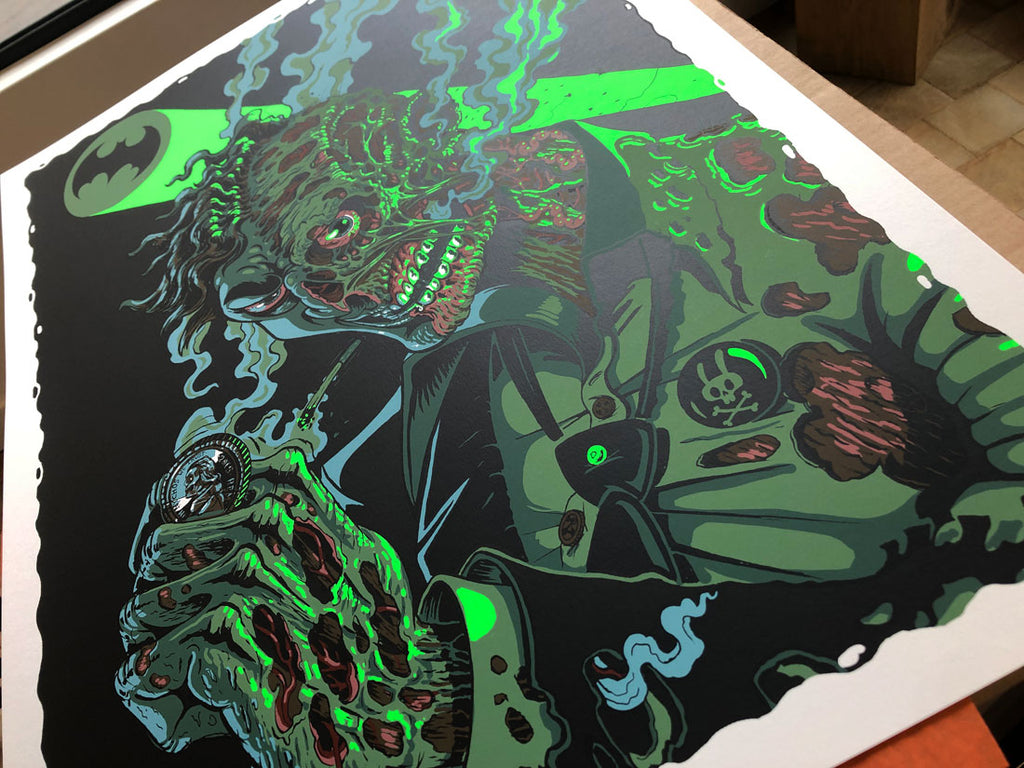 Harvey Two-Face, sérigraphie de l'artiste Nychos - French Paper Art Club