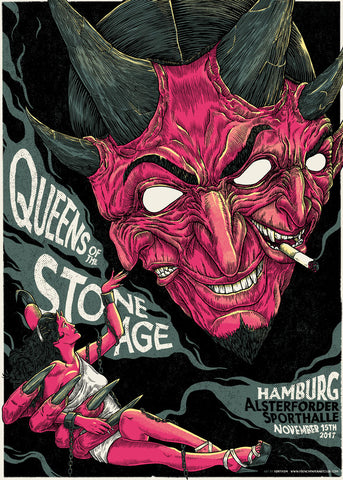 Queens Of The Stone Age (Hambourg 2017), Førtifem - French Paper Art Club