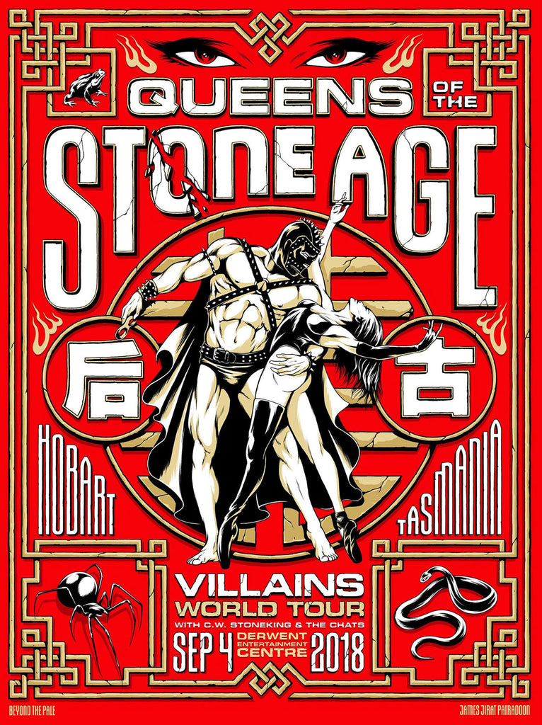 Queens Of The Stone Age (Hobart 2018), James Jirat Patradoon - French Paper Art Club