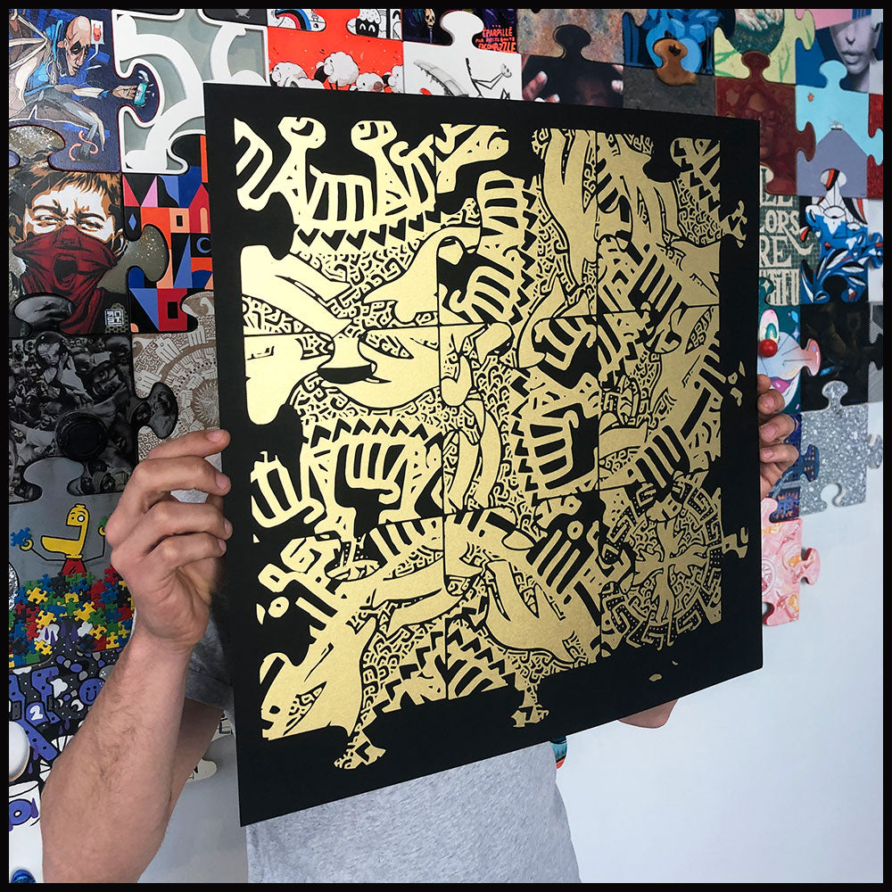 PUZZLE | Sérigraphie de Théo Haggaï