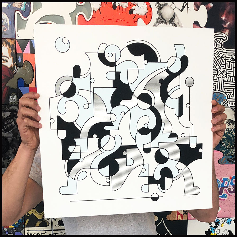 PUZZLE | Sérigraphie de Jibé