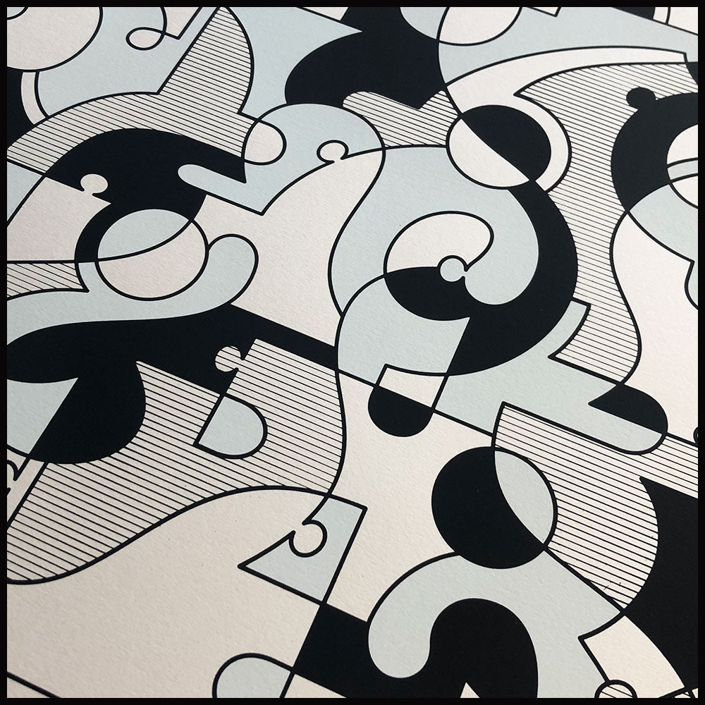 PUZZLE | Sérigraphie de Jibé