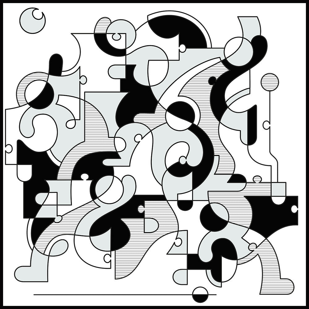 PUZZLE | Sérigraphie de Jibé