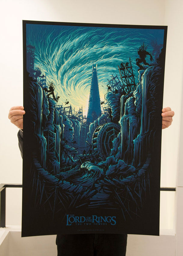 LES DEUX TOURS (Le Seigneur des Anneaux), Dan Mumford - French Paper Art Club