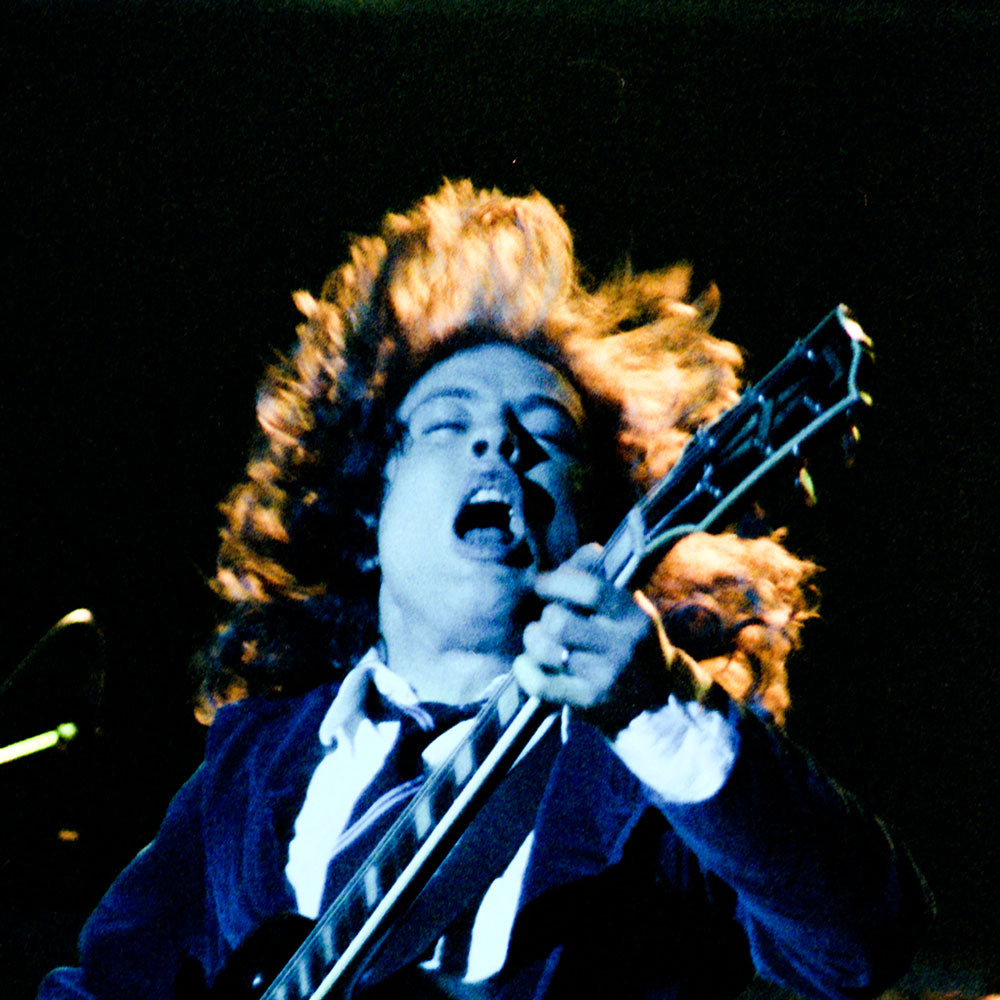 Angus Young (AC/DC) Paris 1982