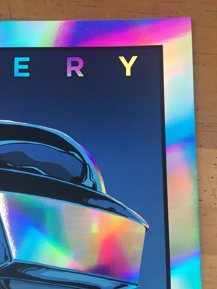 DAFT PUNK (Discovery) Foil Edition, Tim Doyle - French Paper Art Club