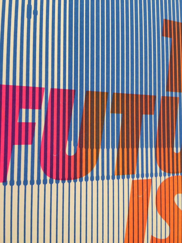 The Future is in the Past, Tind Silkscreen - French Paper Art Club