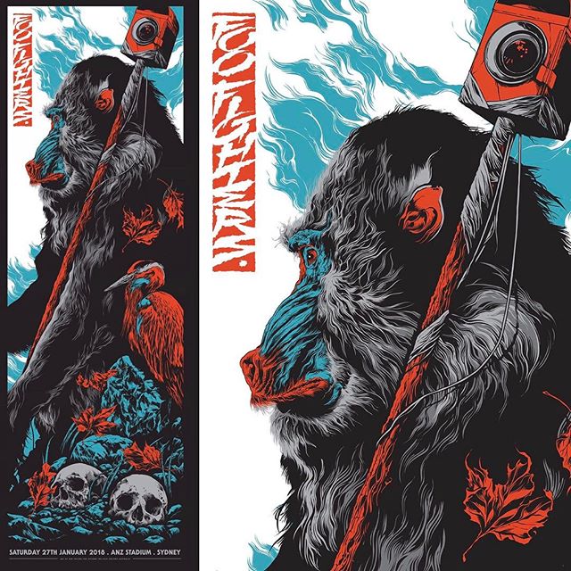 Foo Fighters (Sydney 2018), Ken Taylor - French Paper Art Club