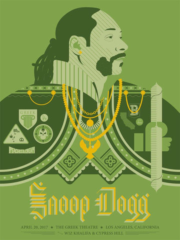 Snoop Dogg (Los Angeles 2017), Burlesque of North America - French Paper Art Club