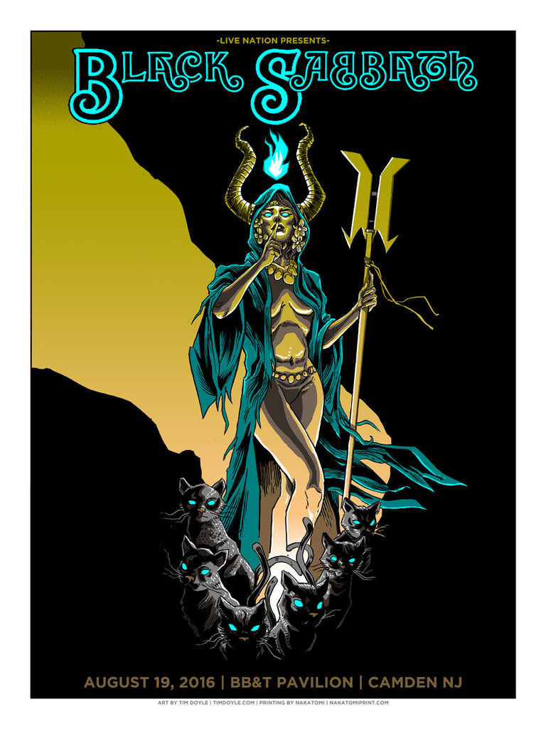 Black Sabbath (New Jersey 2016), Tim Doyle - French Paper Art Club